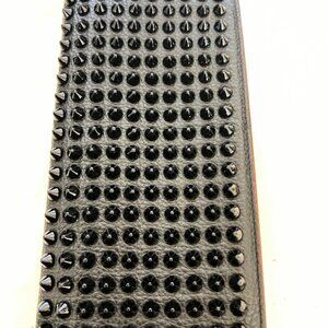 $1699 Authentic CHRISTIAN LOUBOUTIN Paris Made in ITALY Panettone Spike Wallet